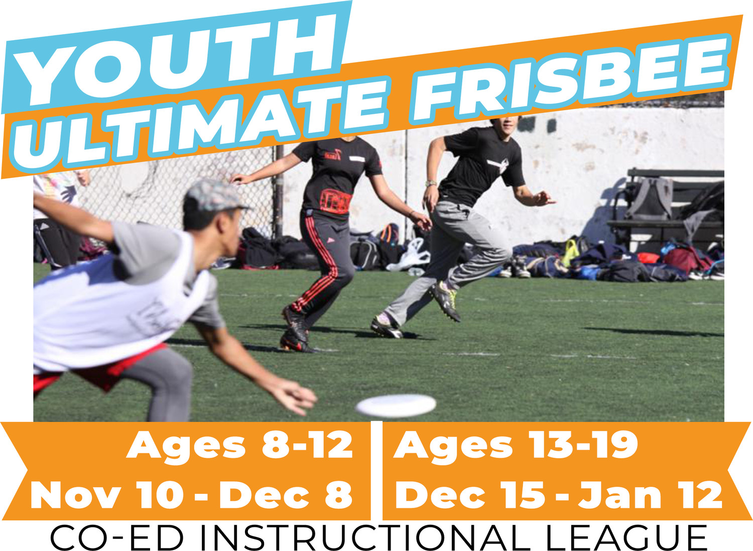 Instructional Youth Ultimate Frisbee League Providence Media